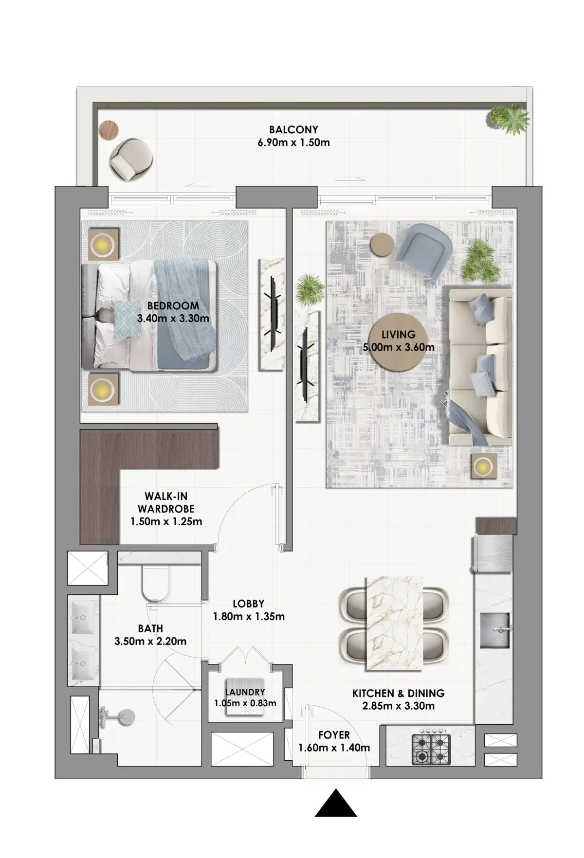 1 Bedroom Apartment Type-1