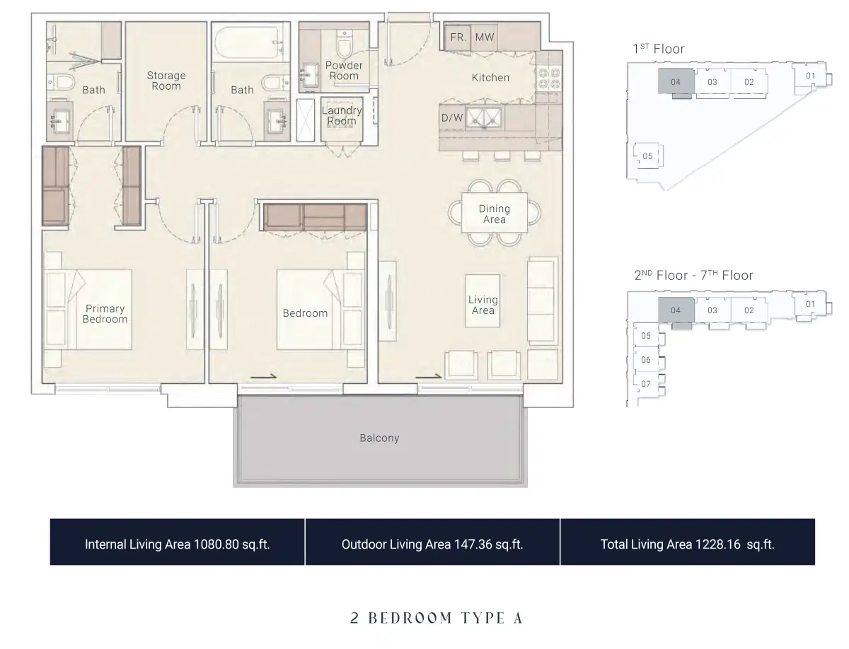 Ellington Rosemont Residences Jvt 2 Bedroom Apartments Floor Plan