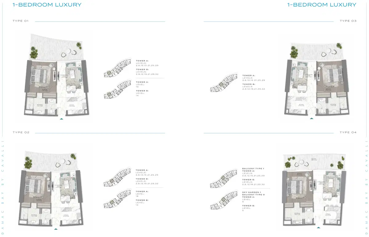 1 Bedroom Apartments