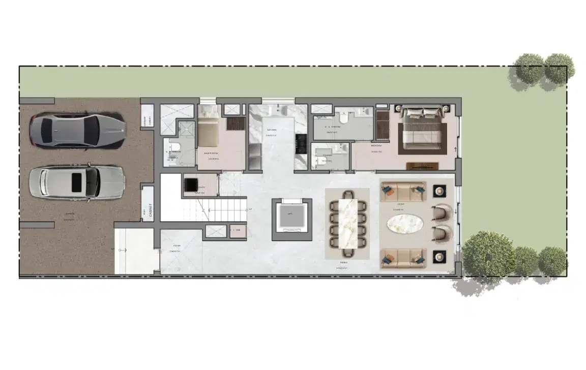 The Brooks At Sobha Sanctuary 5 Bedroom Villas Floor Plan