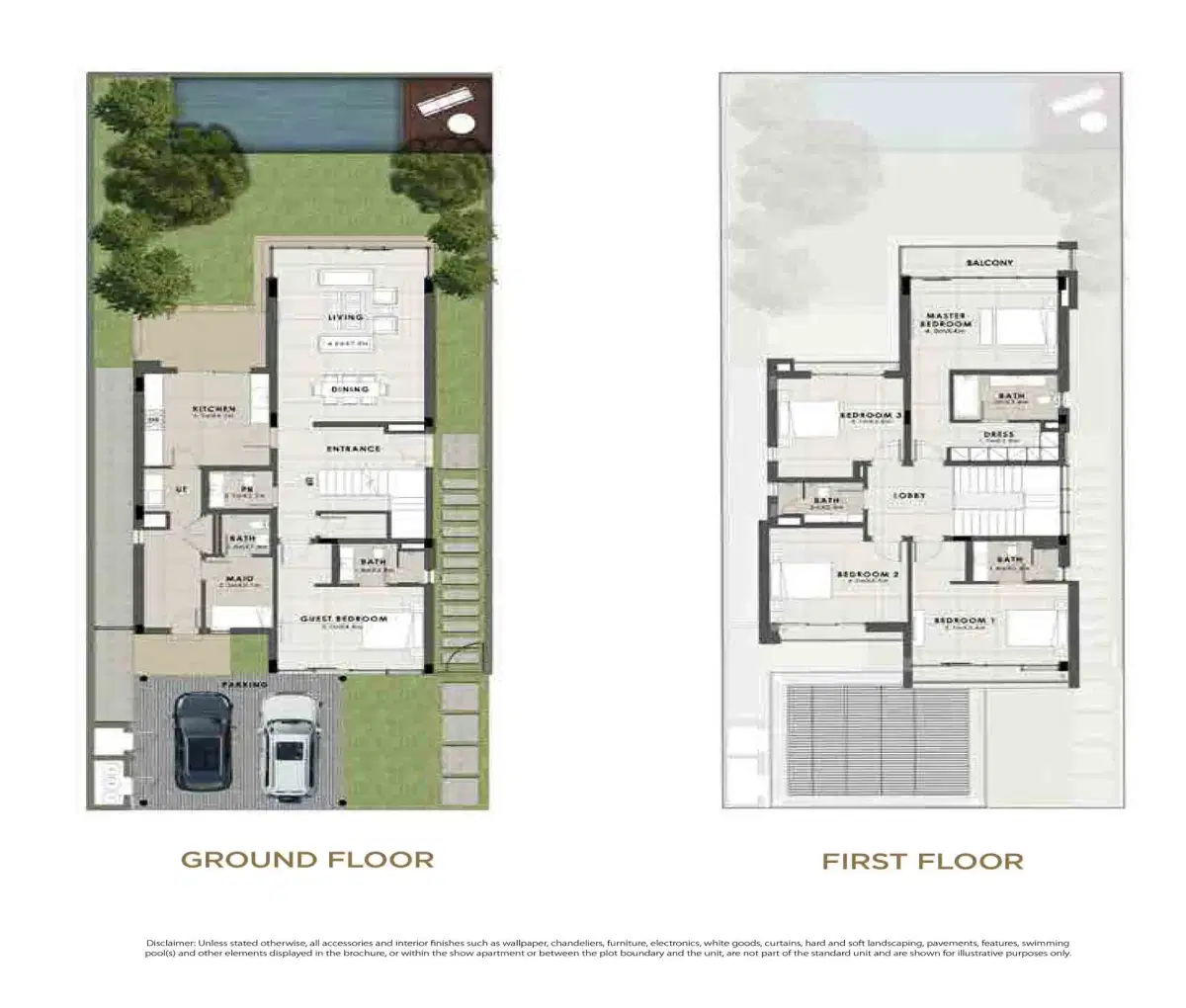 Beverly Hills Boutique Villas 5 BR Villa Floor Plan