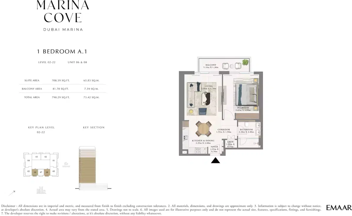 1 Bedroom Apartments