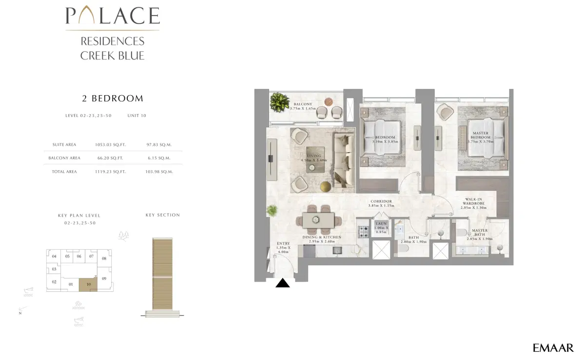 2 Bedroom Apartments