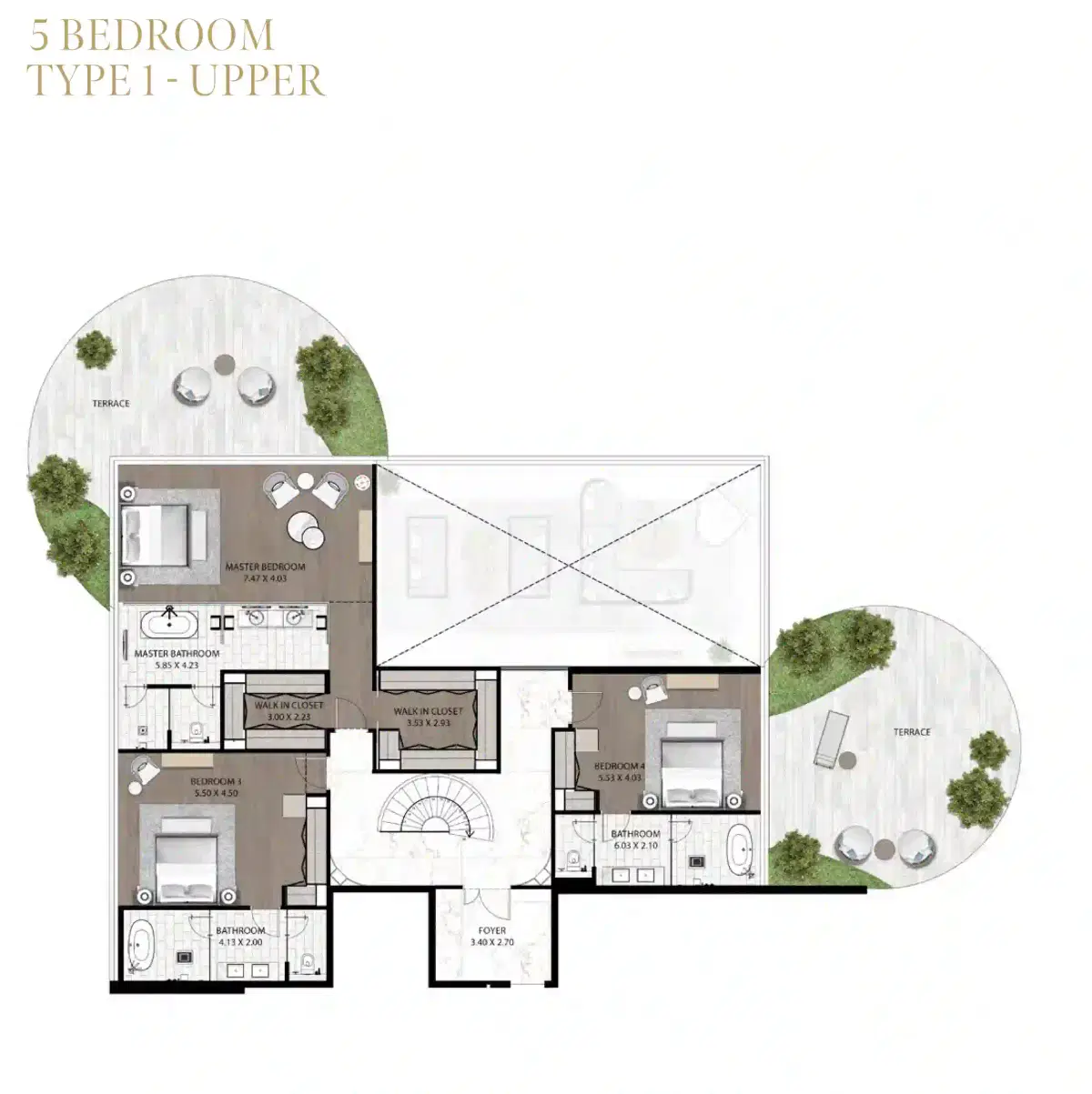 Damac Cavalli Couture 5 Bedroom Apartments Floor Plan