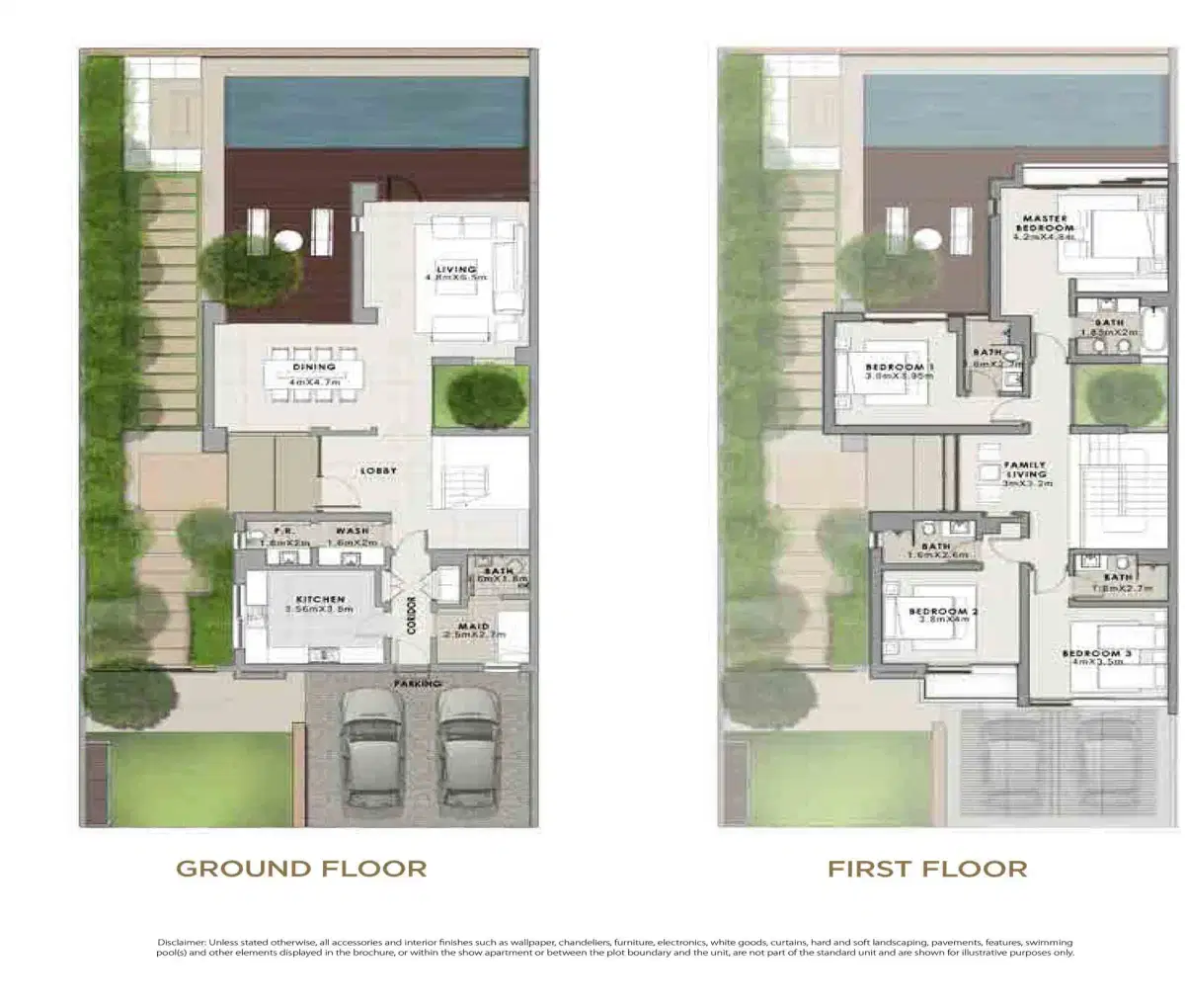 Beverly Hills Boutique Villas 4 BR Villa Floor Plan