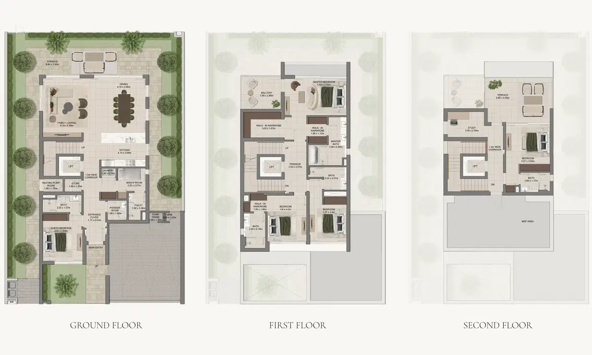 Emaar Grand Polo Club And Resort Dubai 5 Bedroom Ultra Luxury Floor Plan
