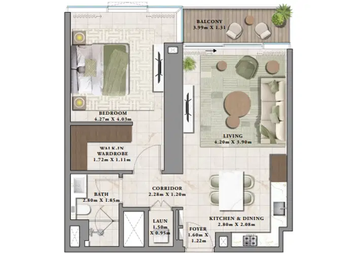 1 Bedroom Apartments