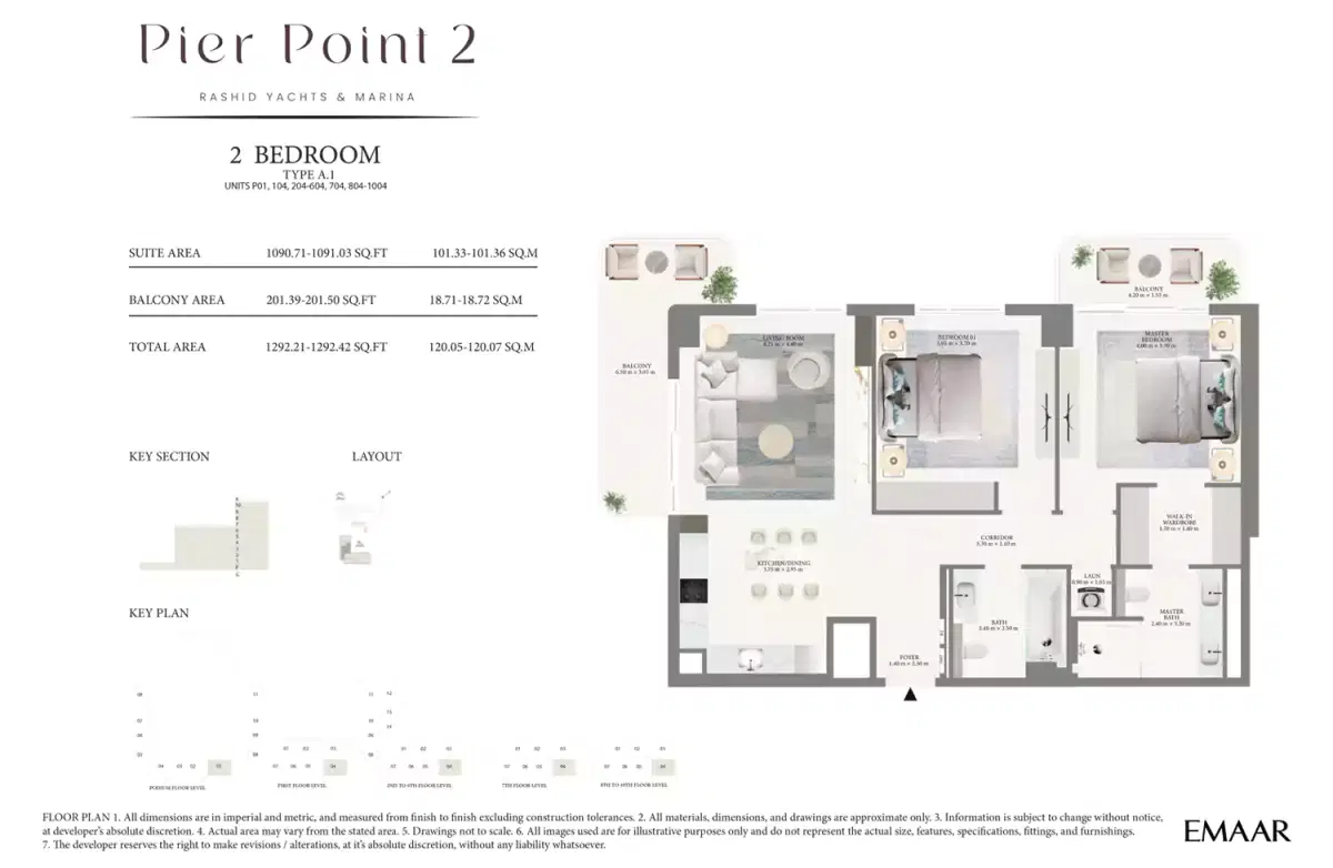 2 Bedroom Apartments