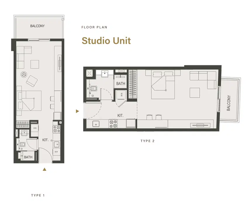 Binghatti Dawn Assets Jumeirah Village Circle Studios Floor Plan