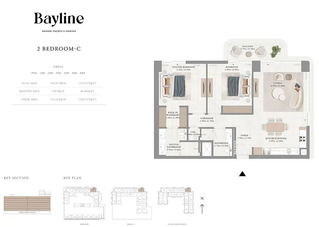 2 Bedroom Apartments