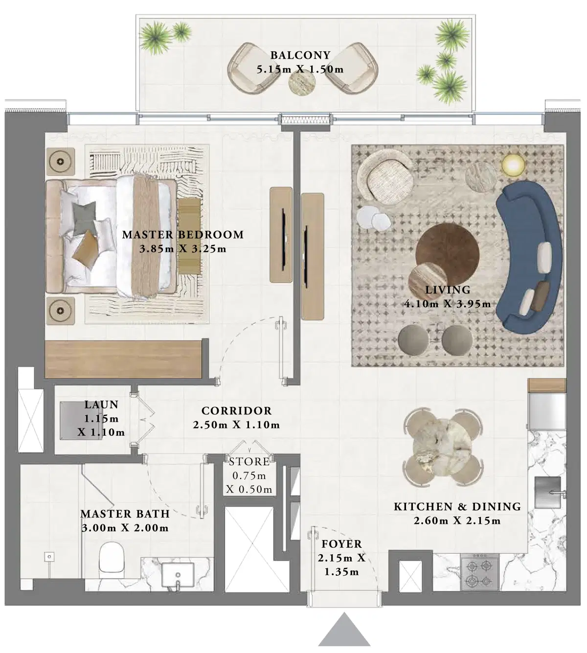 1 Bedroom Apartments