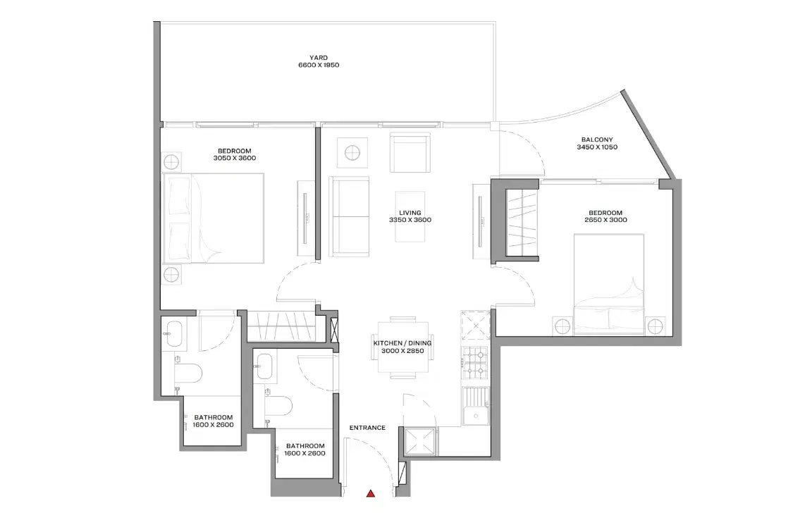 2 Bedroom Apartment-2