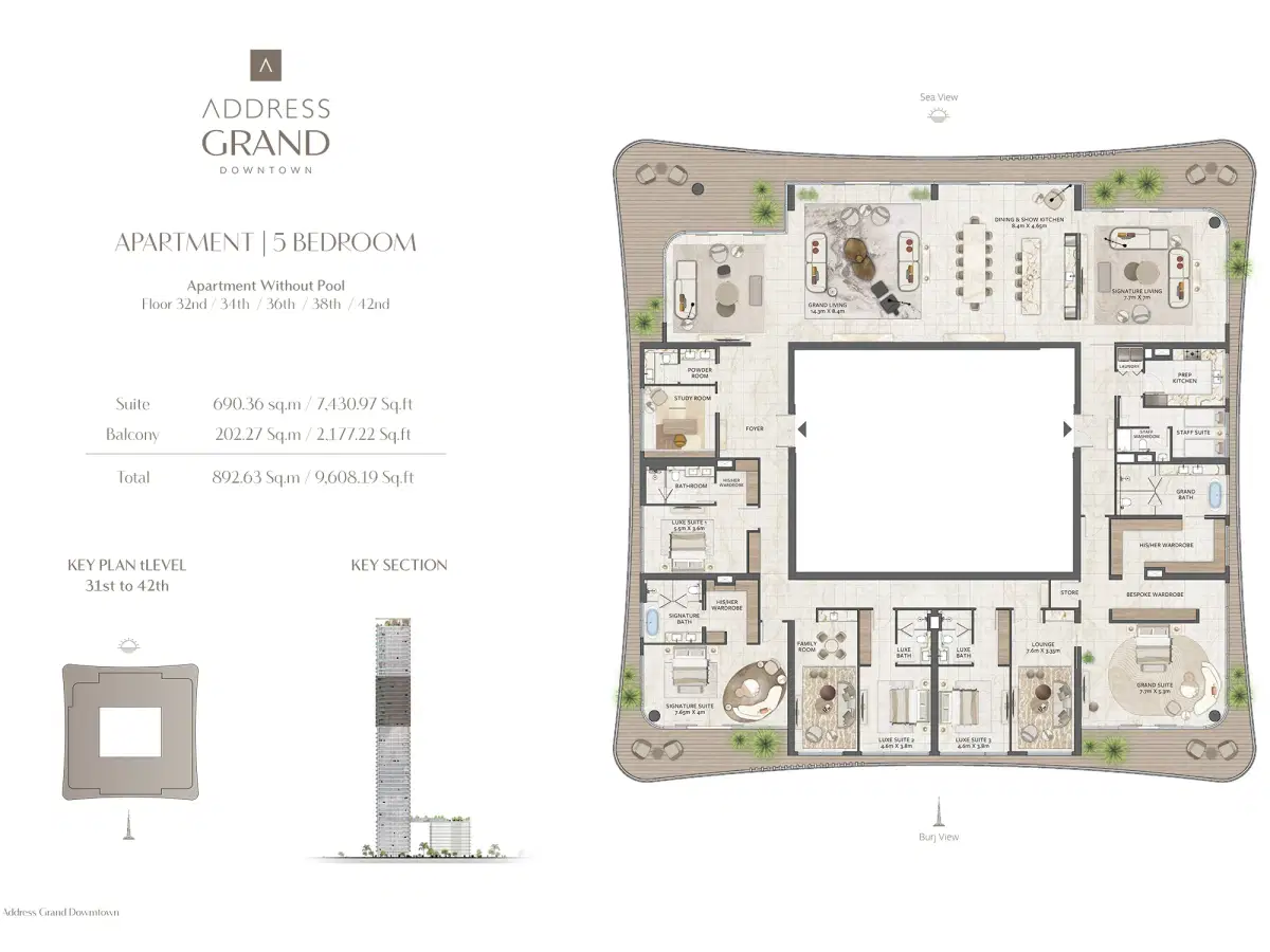 5 Bedroom Apartments