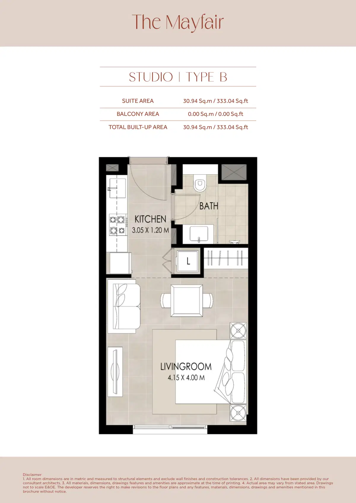 Nshama The Mayfair Studios Floor Plan