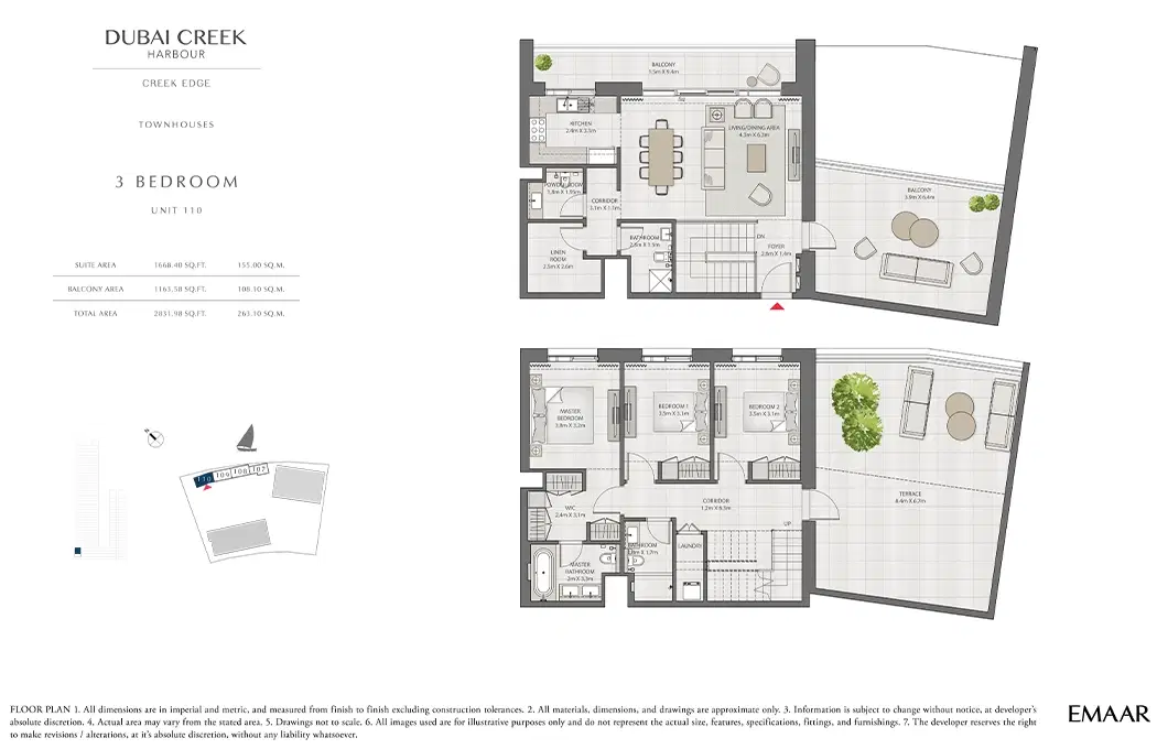 3 Bedroom Duplexes