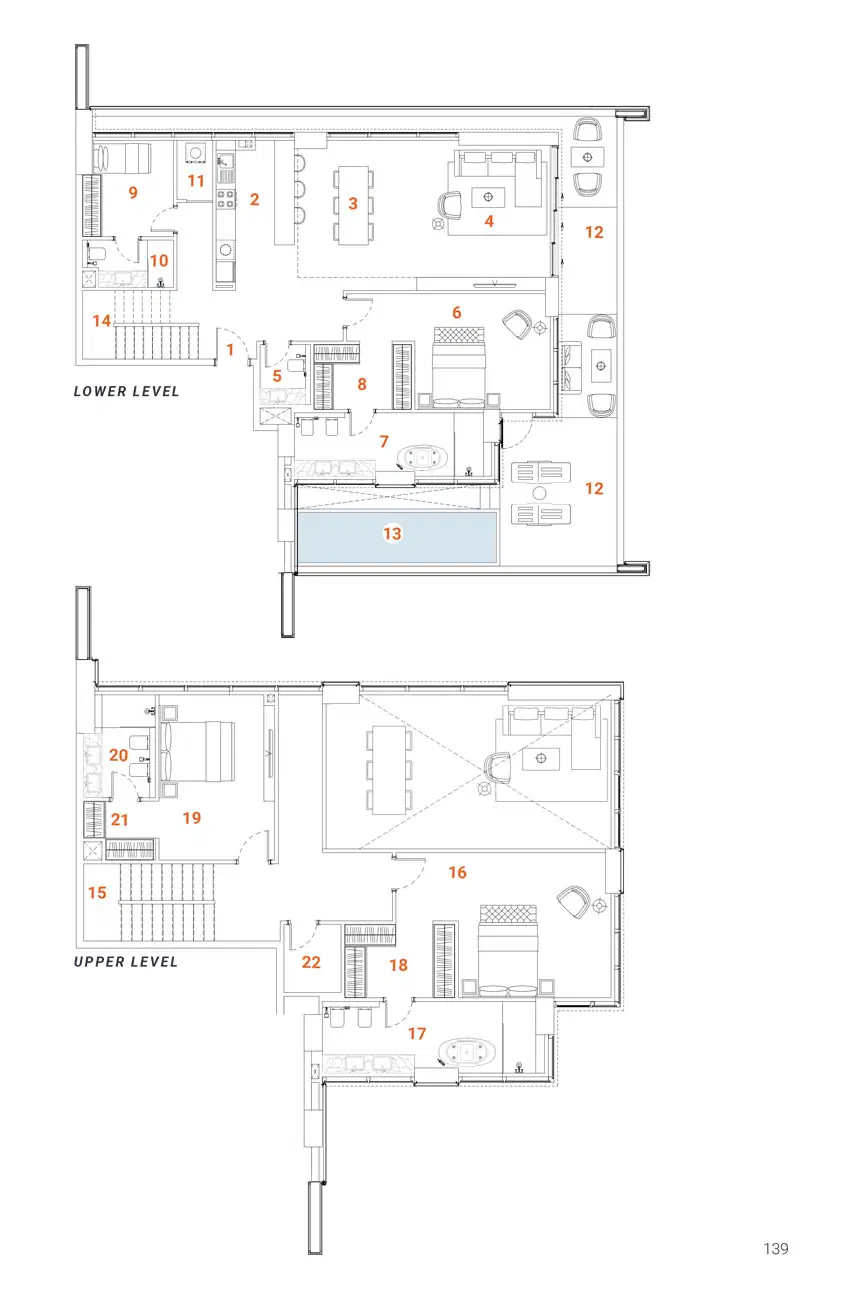 The Orchard Place Peak Summit Jvc 3 Bedroom Penthouses Floor Plan