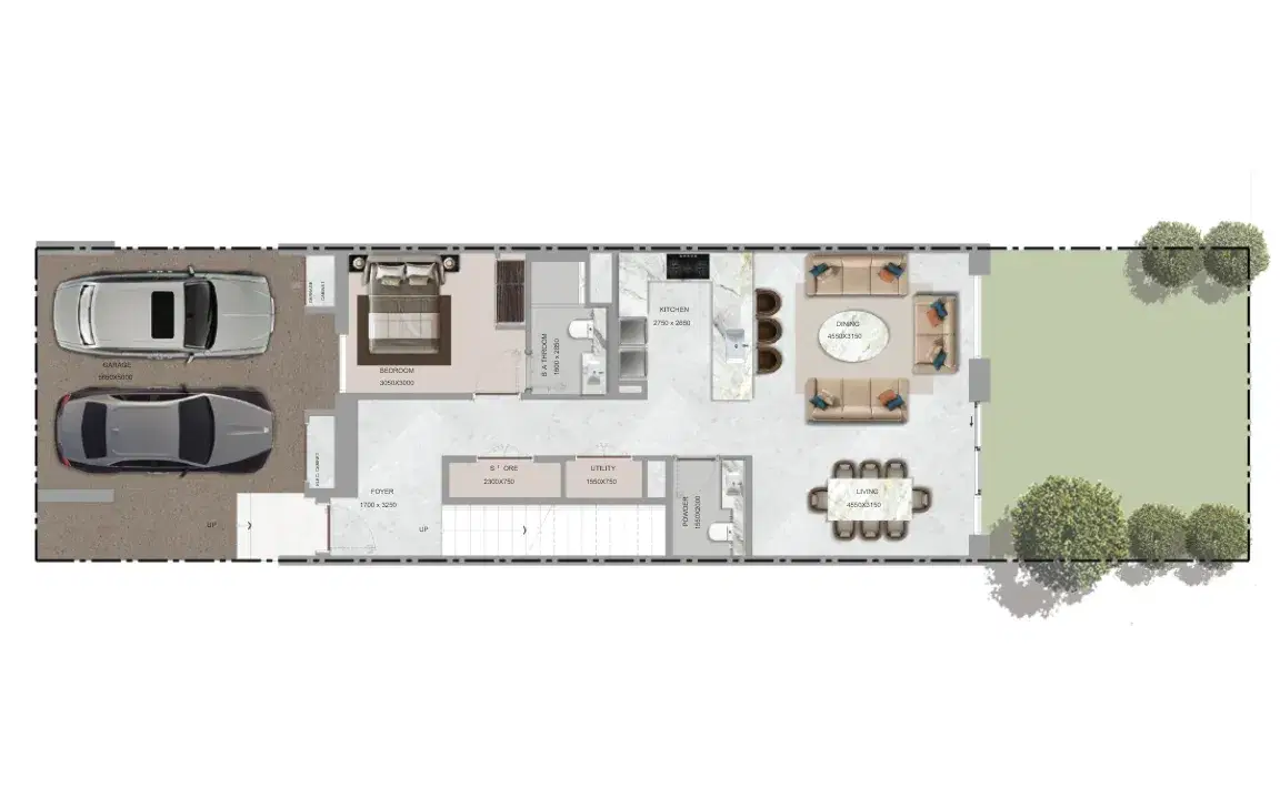 The Brooks At Sobha Sanctuary 4 Bedroom Villas Floor Plan