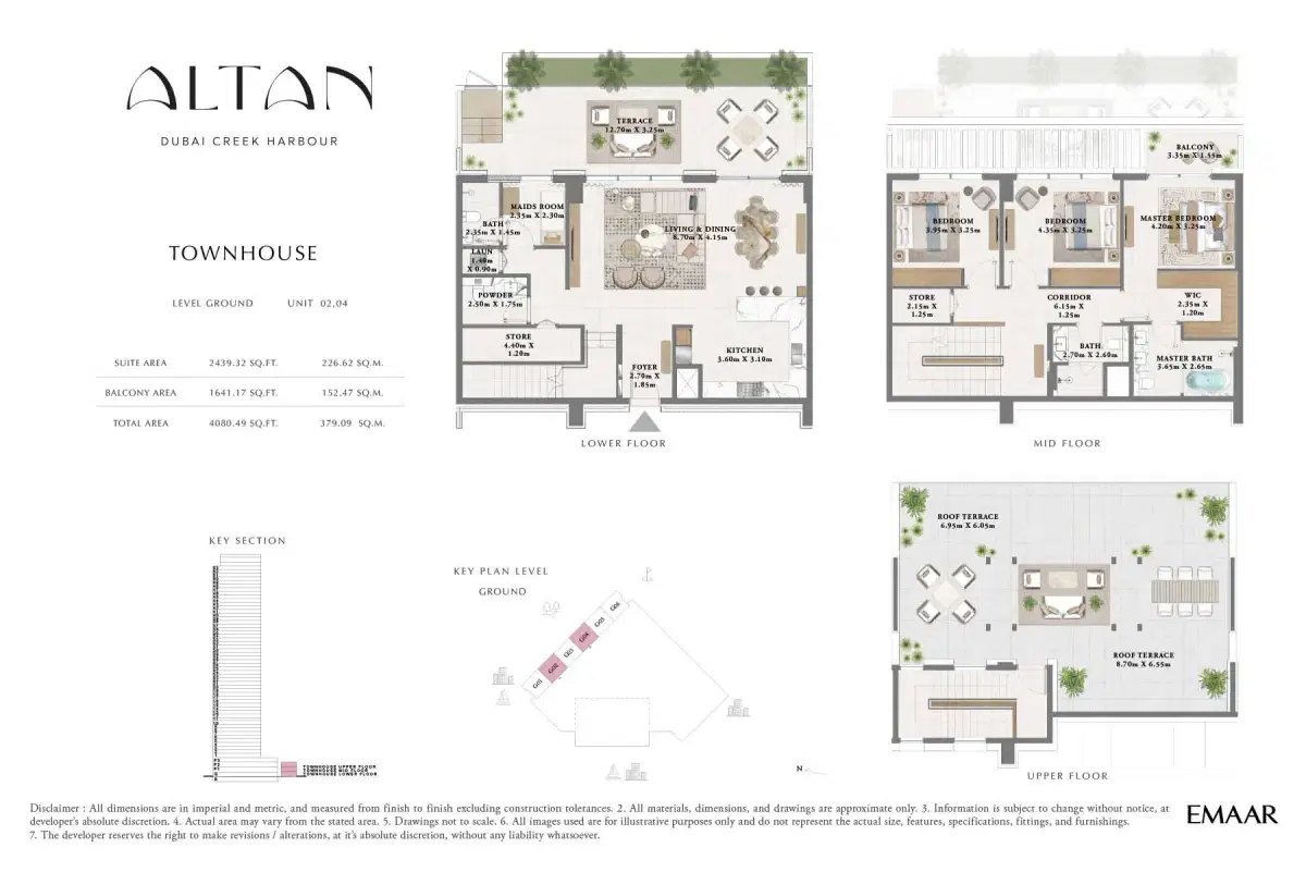 3 Bedroom  Townhouses Type-1