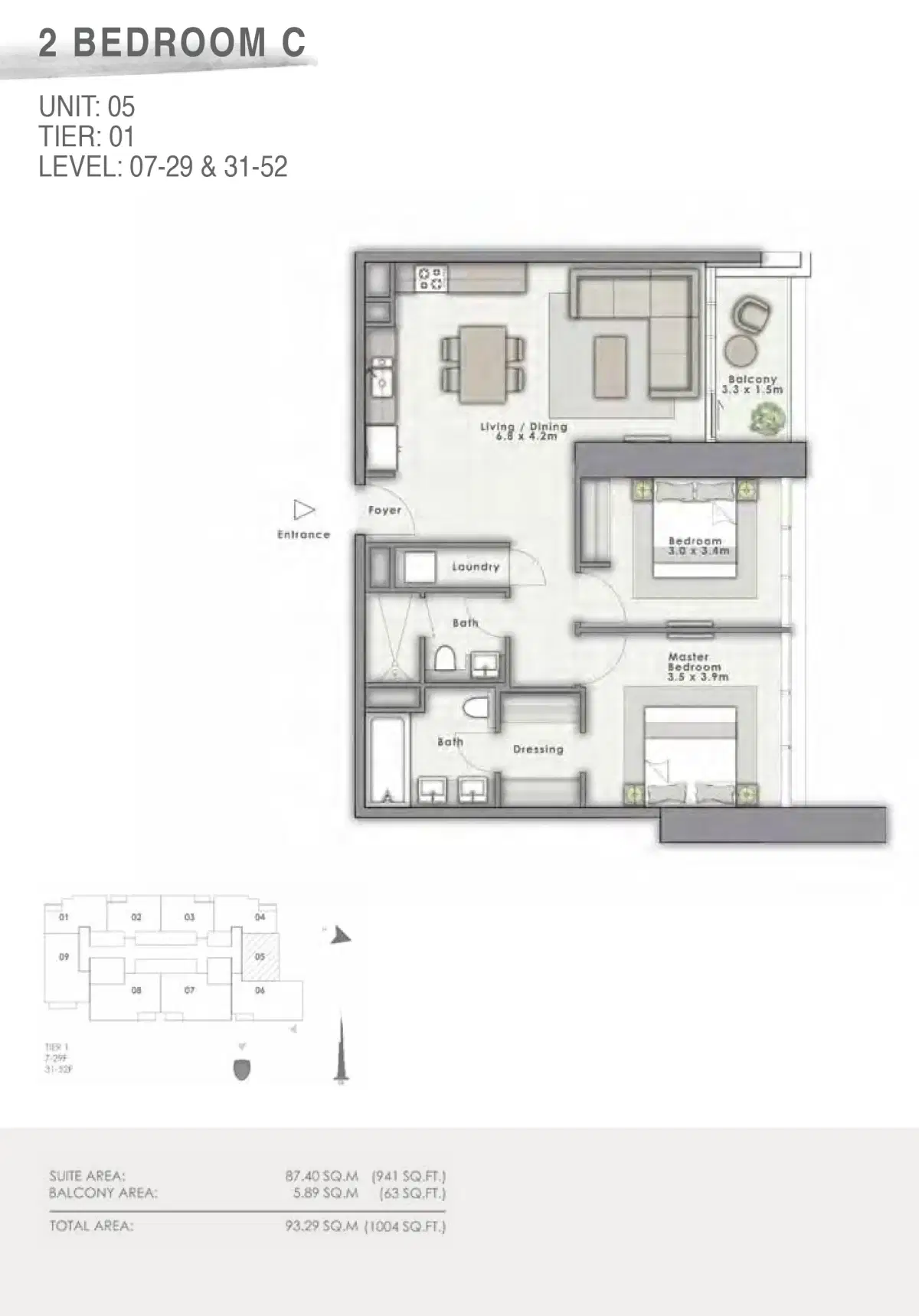 2 Bedroom Apartments