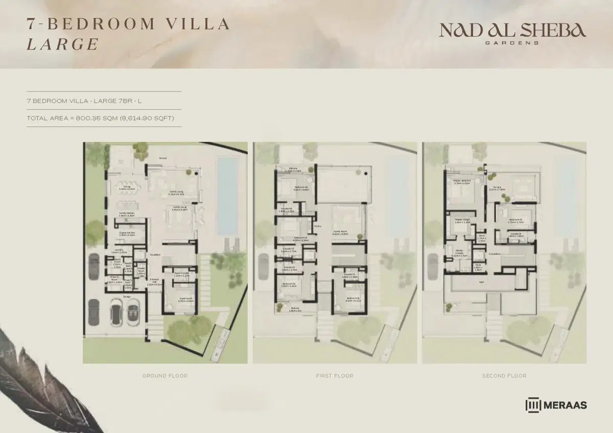 7 Bedroom Villas