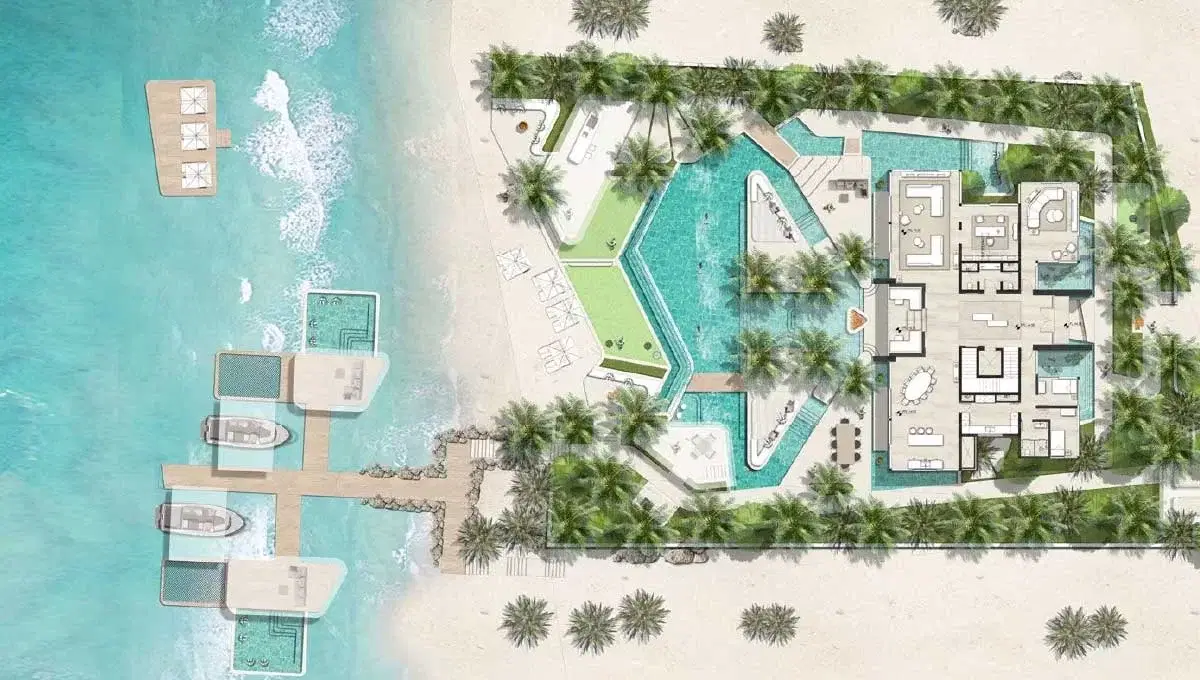 Amali Island Dubai Islands 5 BR Villa Floor Plan