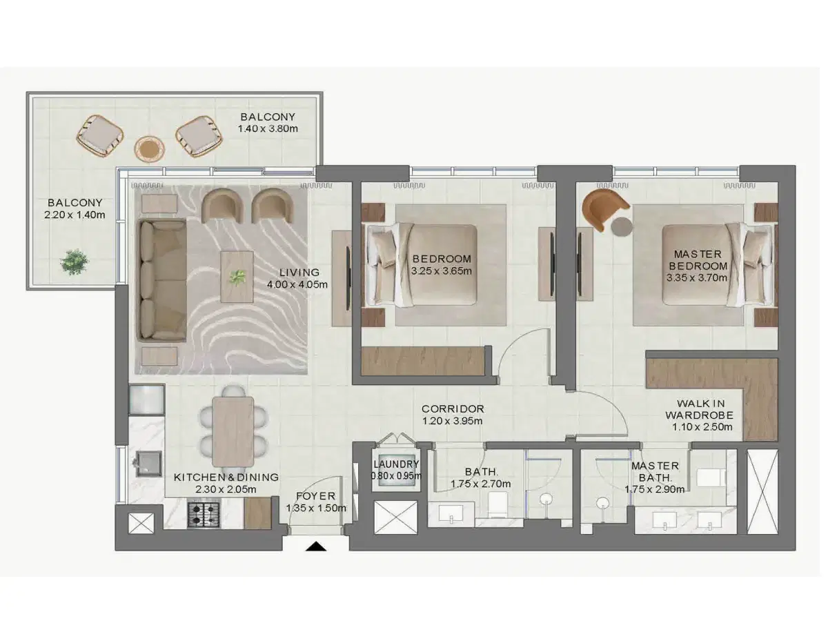 2 BR