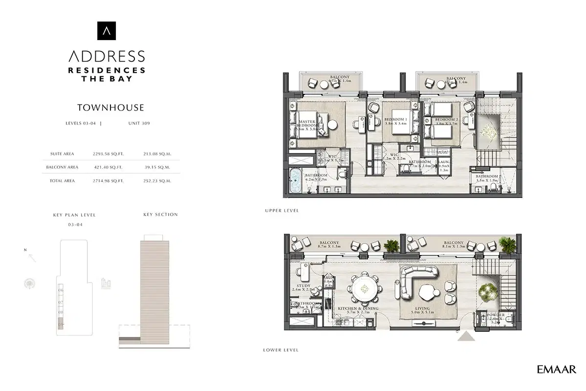 3 BR Townhouse