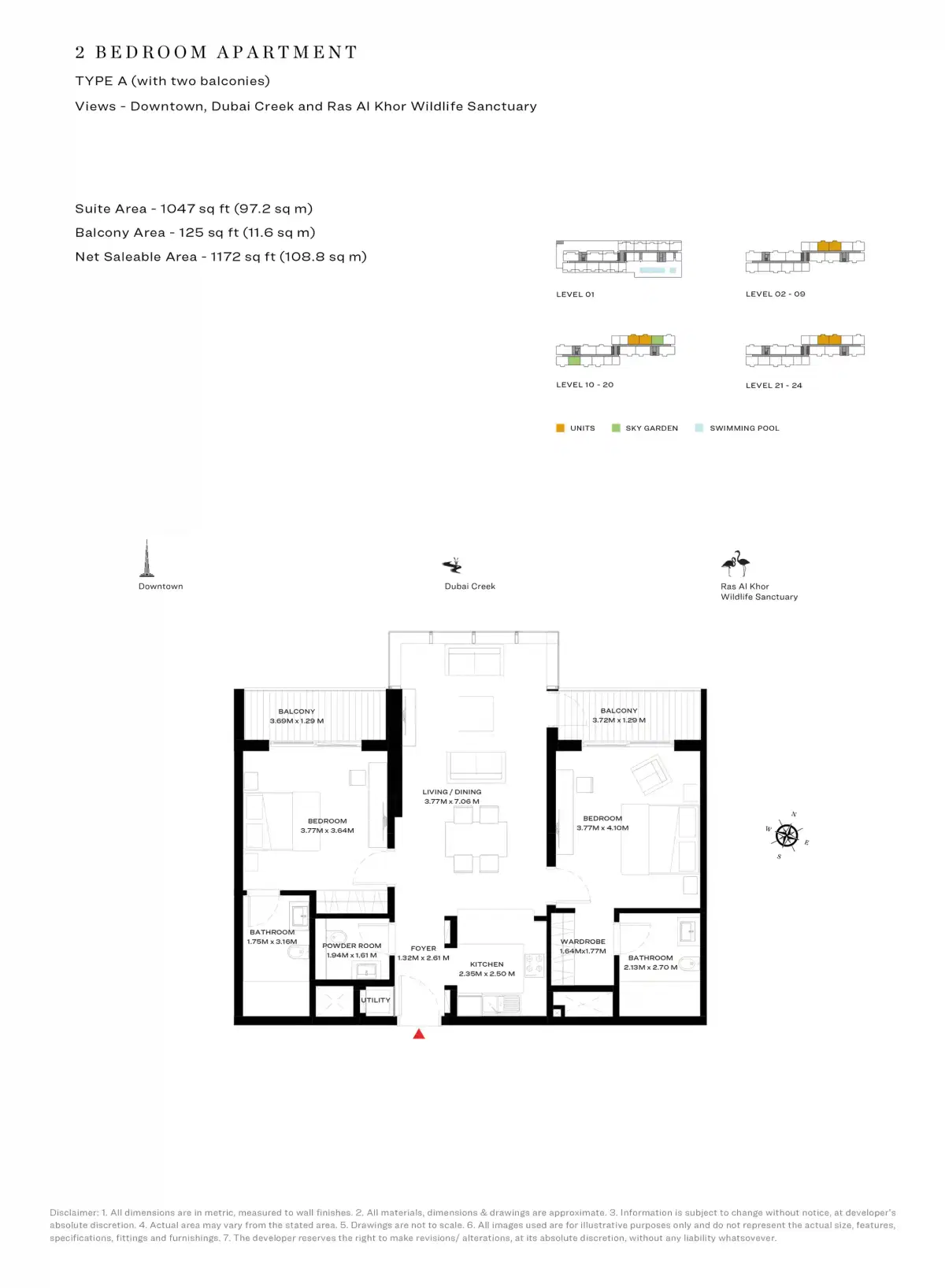 2 Bedroom Apartments