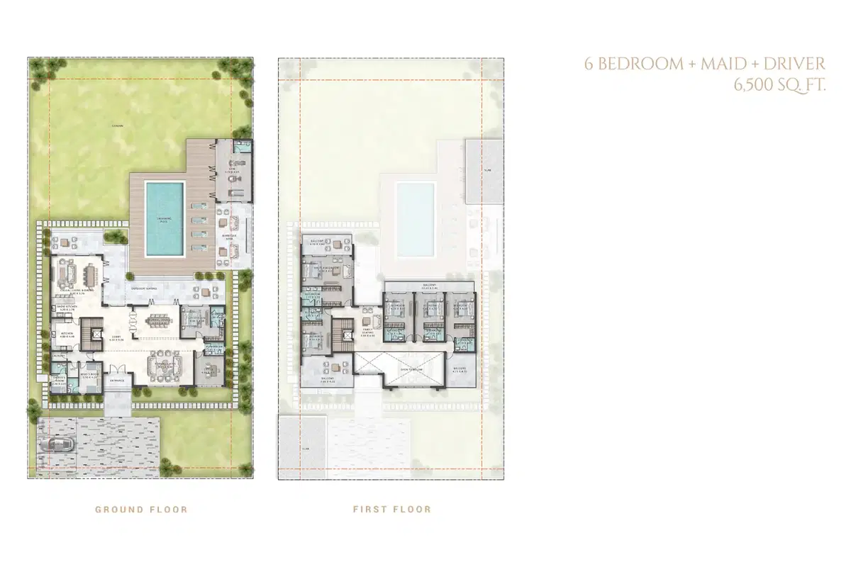 6 Bedroom Villas