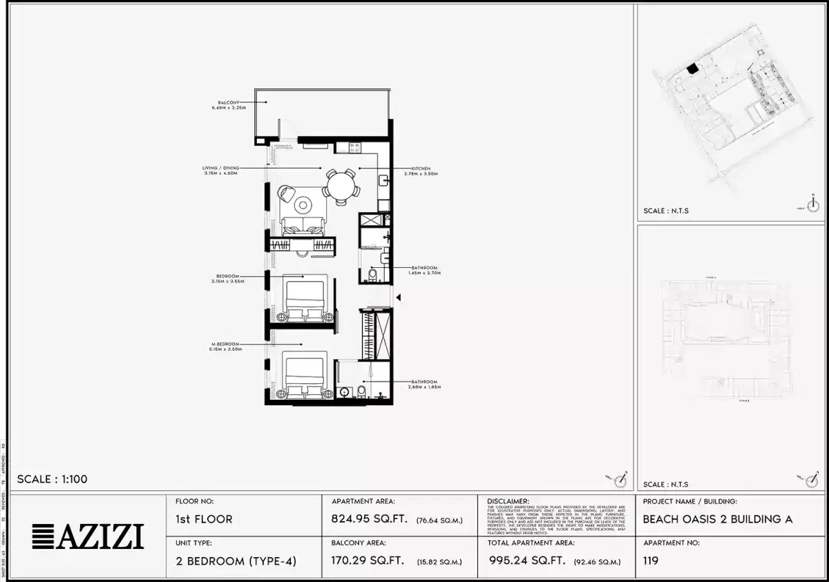 2 BR Apartment