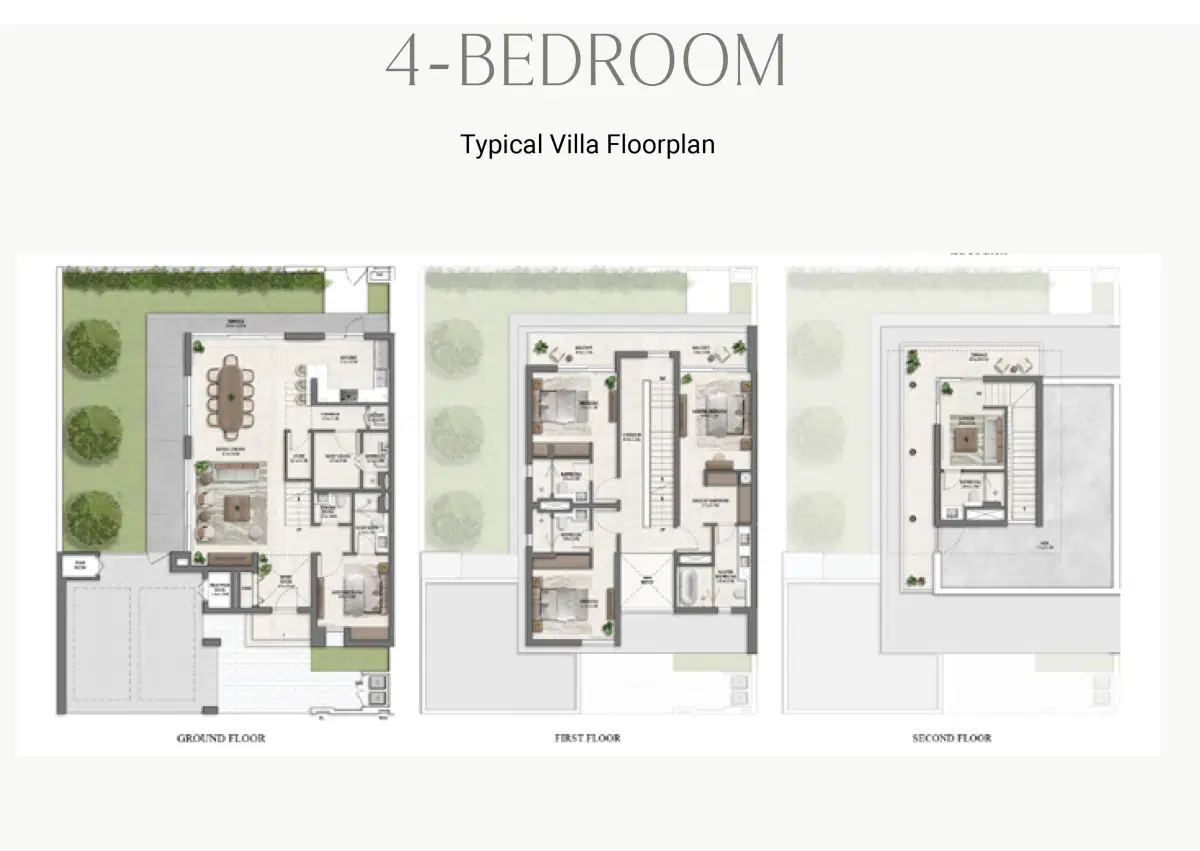 4 Bedroom Residencies