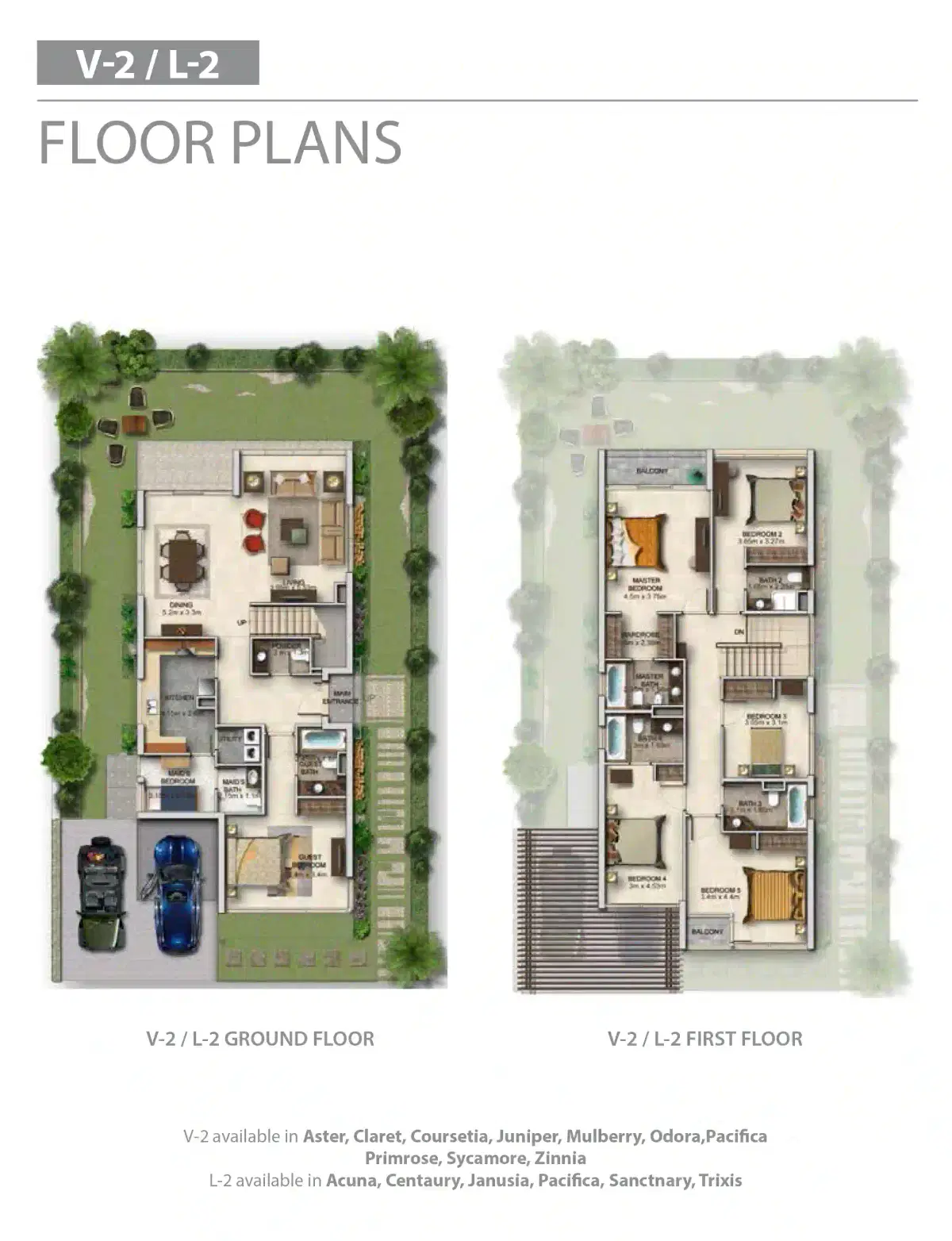 Chelsea Boutique Villas 6 BR Villa Floor Plan