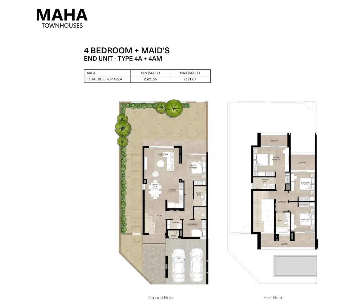 4 Bedroom Townhouses