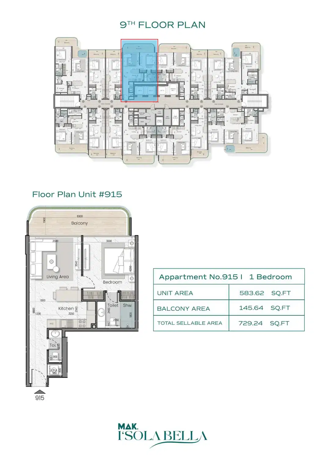 2 Bedroom Apartments