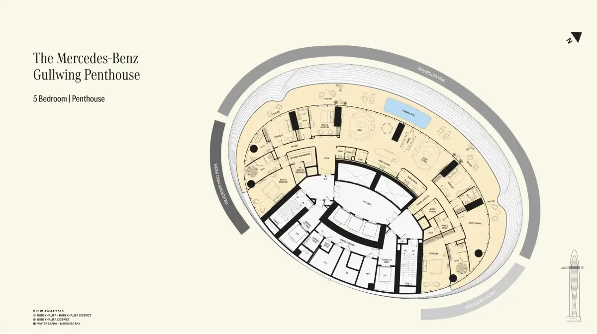 5 Bedroom Penthouses