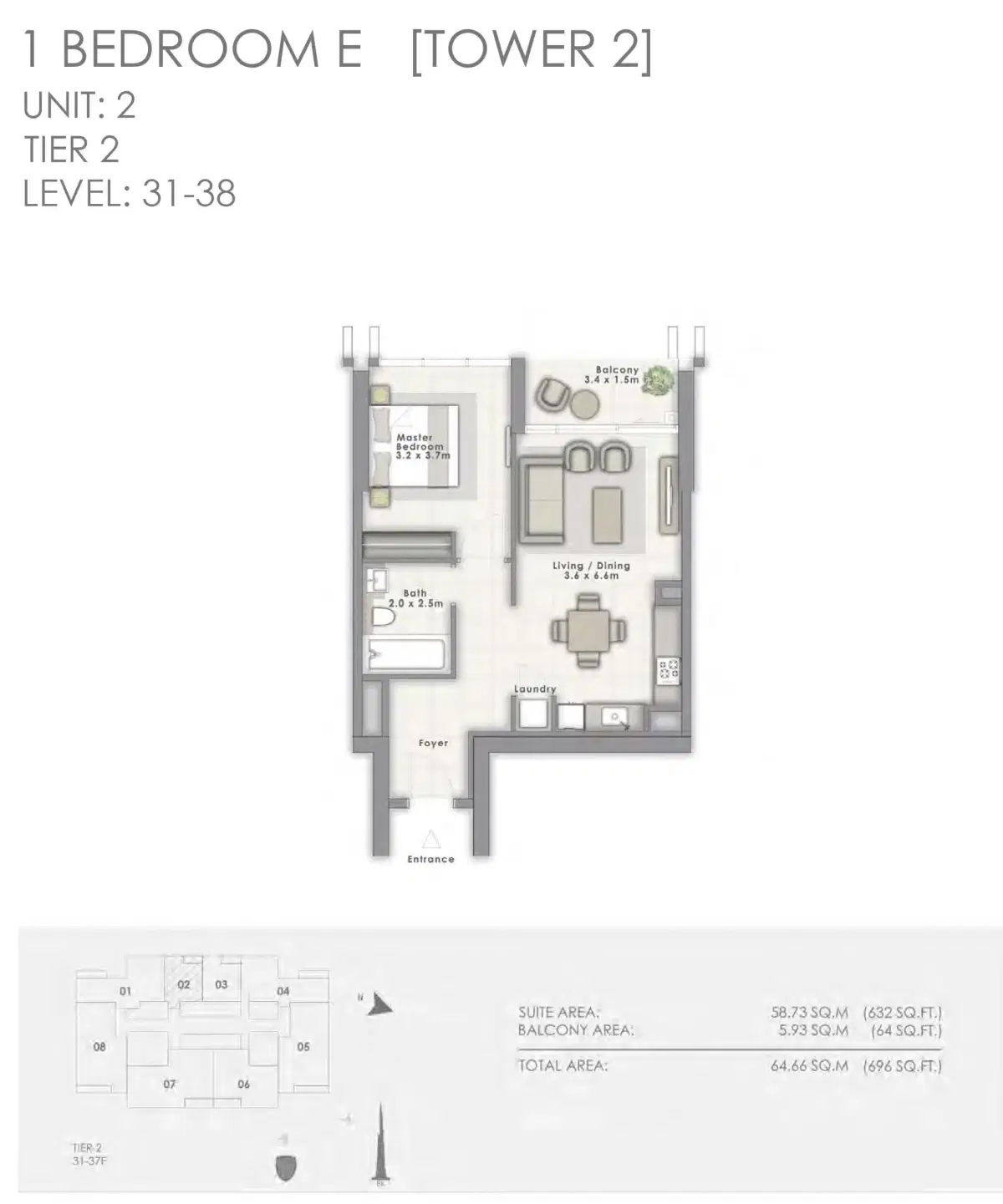 1 Bedroom Apartments
