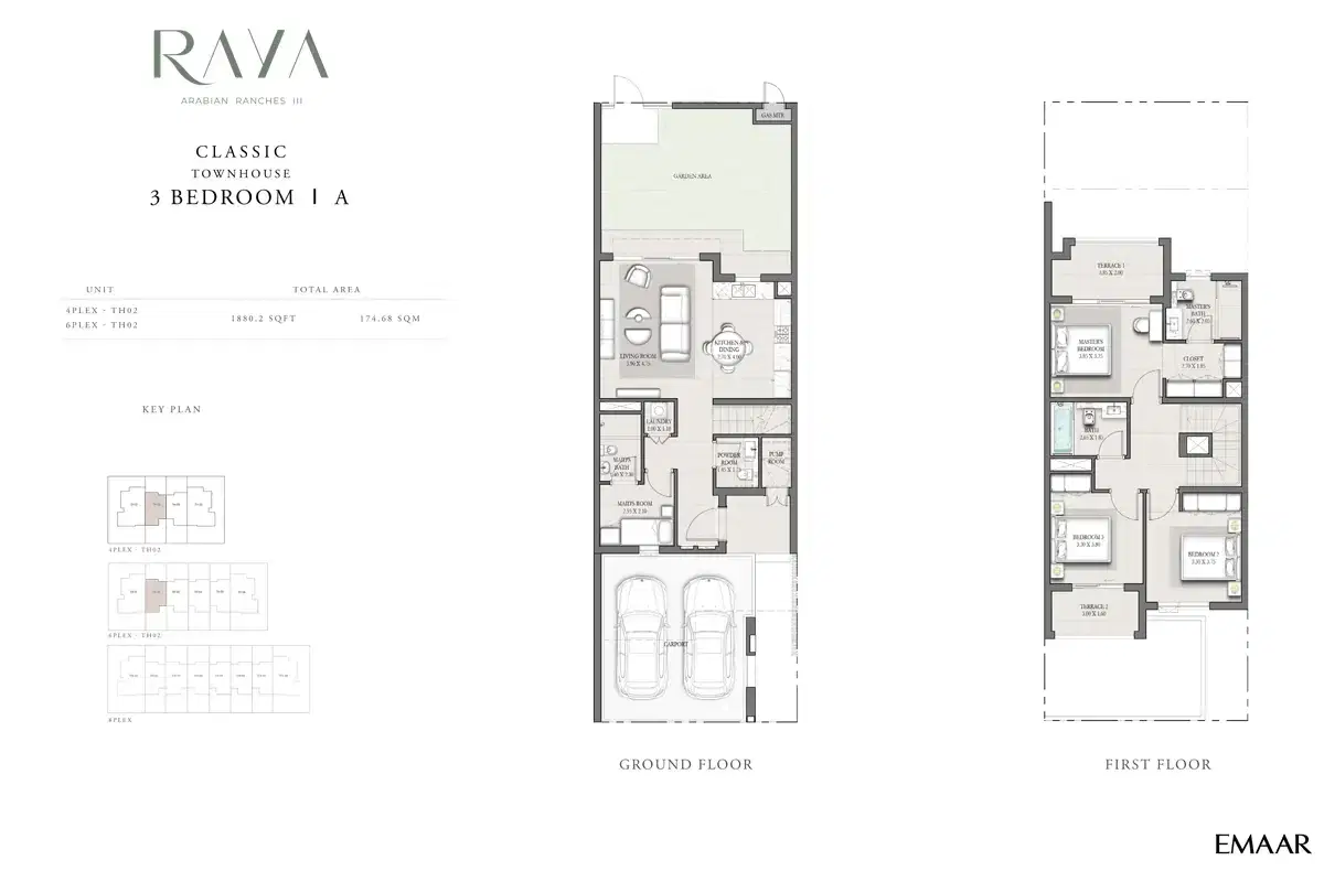 3 Bedroom Townhouses