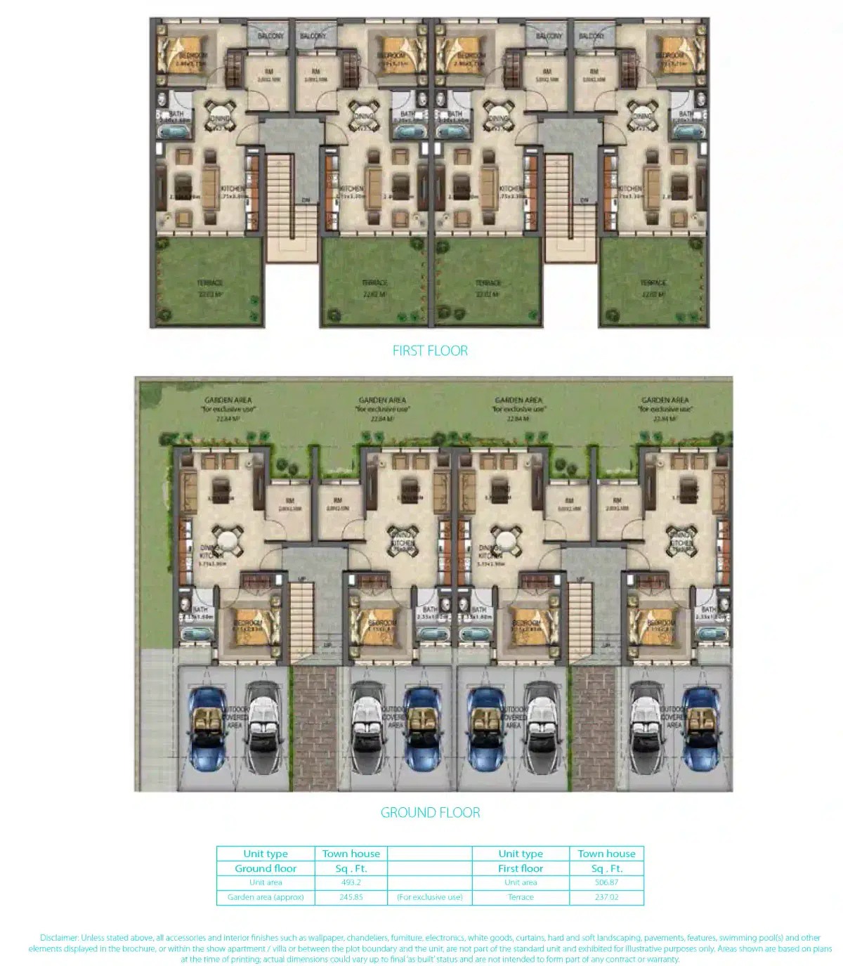 Mod Townhouses 1 Bedroom Townhouses Floor Plan
