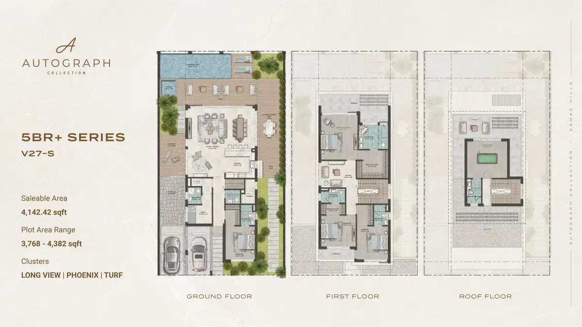 Autograph Collection Damac Hills 5 BR Villas Floor Plan