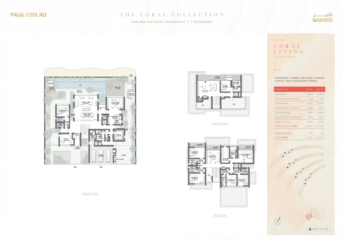 7 Bedroom Villas - Coral Living
