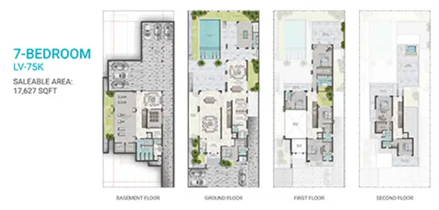 7 Bedroom Villas