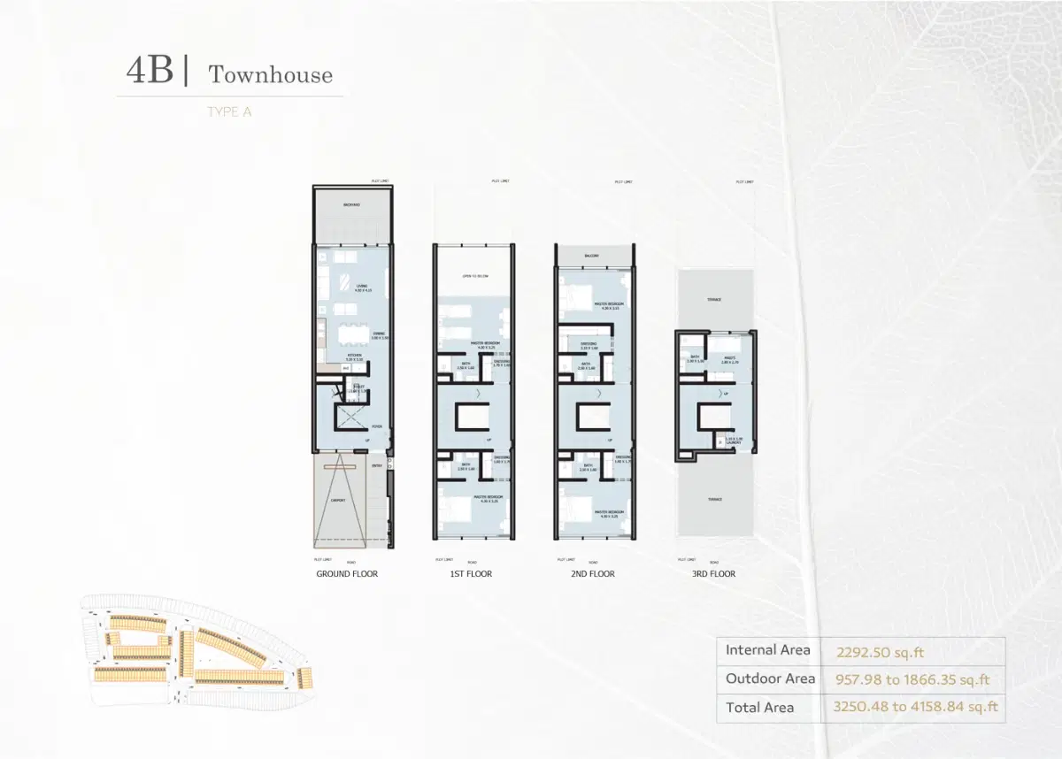 Verdana Phase 5 By Reportage Dip 4 Bedroom Apartments Floor Plan