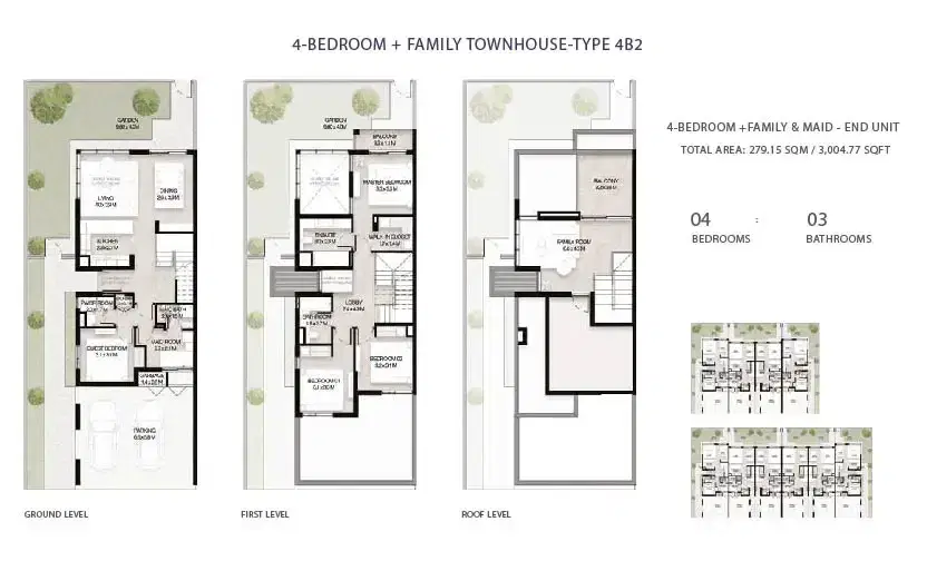 4 Bedroom Townhouses