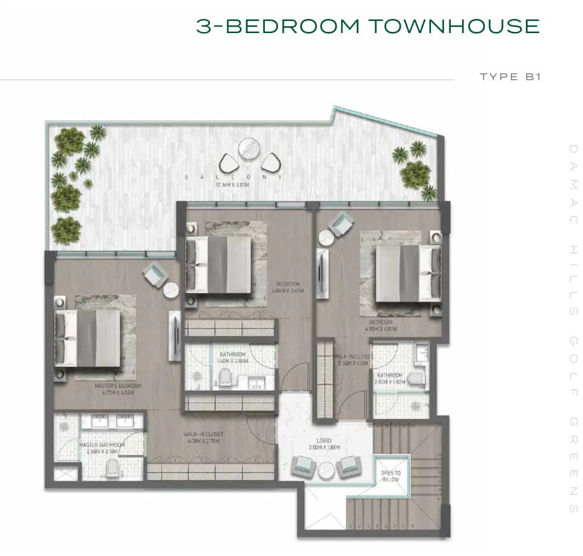 3 Bedroom Townhouses