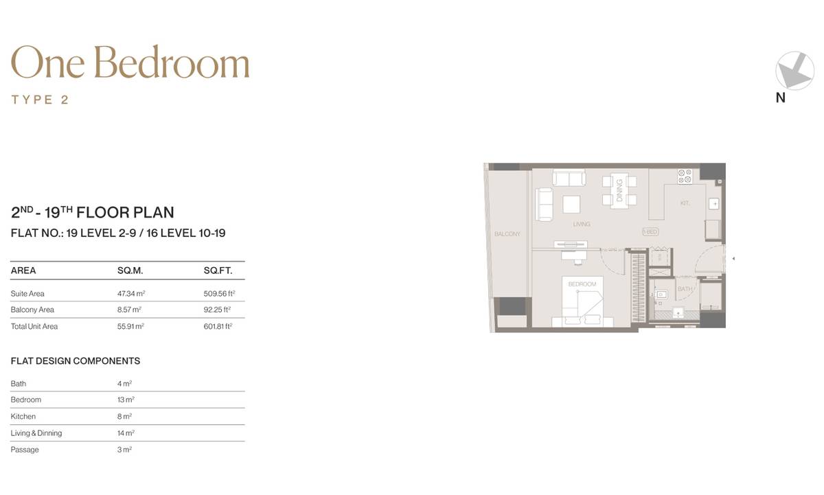 Binghatti Trillionaire Residences 1 Bedroom Apartments Floor Plan