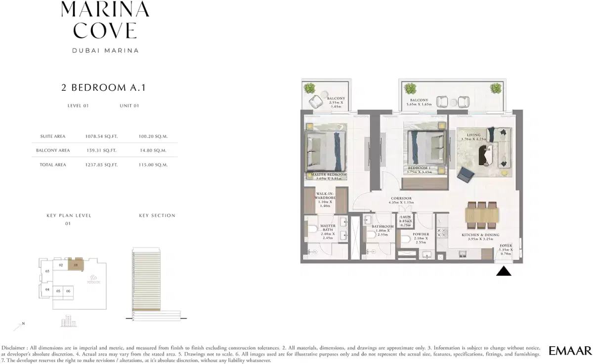 2 Bedroom Apartments