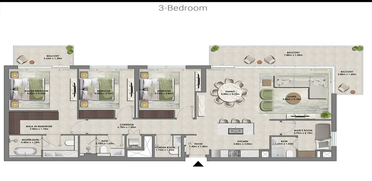 3 BR