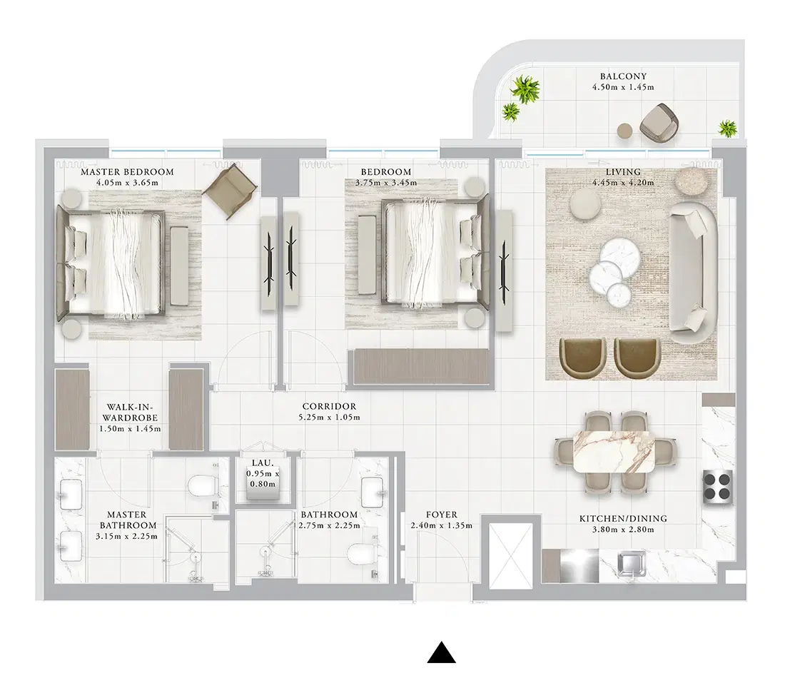 2 Bedroom Apartments