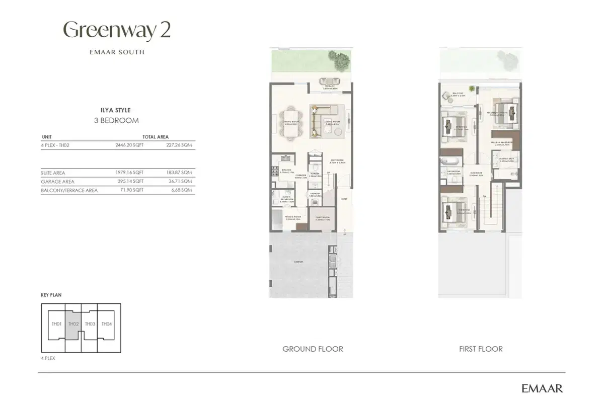 3 BR Floor Plan 2,446 Sq. Ft.