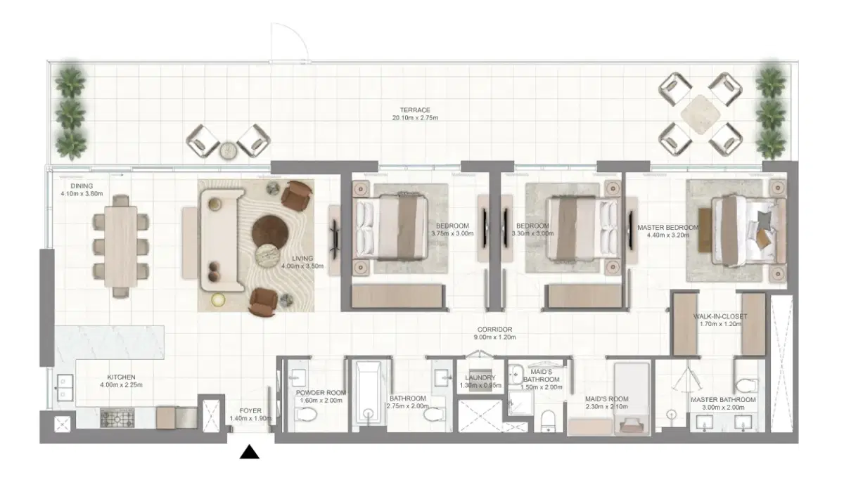 3 Bedroom Apartment